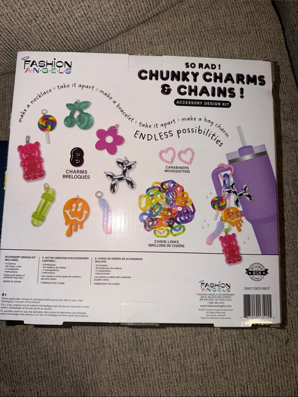 So Rad! Chunky Charms & Chains Accessory Kit - Multicolor